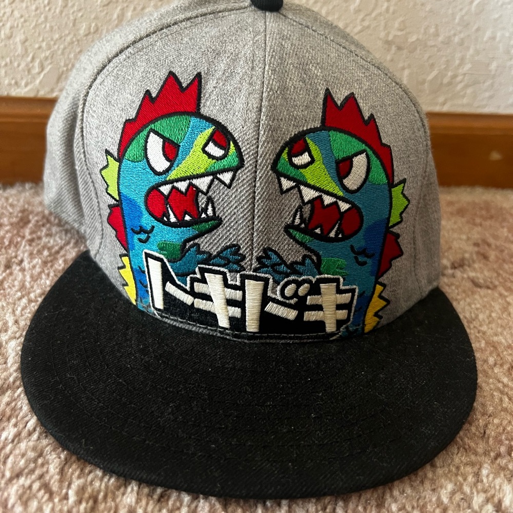 Tokidoki x New Era "Kaiju" Snapback Hat - Heather Grey/Black
